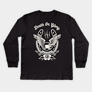 Death or glory Kids Long Sleeve T-Shirt